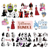 Villains Bundle - Cricut File - Svg, Png, Dxf, Eps - LightBoxGoodMan - LightboxGoodman