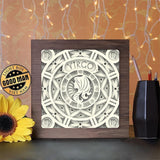 Virgo - 12 Zodiac - Paper Cutting Light Box - LightBoxGoodman - LightboxGoodman