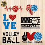 Volleyball - Cricut File - Svg, Png, Dxf, Eps - LightBoxGoodMan - LightboxGoodman