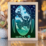 Wall E - Paper Cut Light Box File - Cricut File - 20x26cm - LightBoxGoodMan