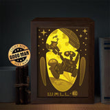 Wall E - Paper Cut Light Box File - Cricut File - 20x26cm - LightBoxGoodMan - LightboxGoodman