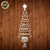 We Wish You A Merry Christmas - Cricut File - Svg, Png, Dxf, Eps - LightBoxGoodMan - LightboxGoodman