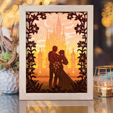 Wedding 3 – Paper Cut Light Box File - Cricut File - 8x10 Inches - LightBoxGoodMan - LightboxGoodman