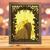 Wedding 3 - Paper Cutting Light Box - LightBoxGoodman - LightboxGoodman