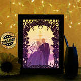 Wedding 3 - Paper Cutting Light Box - LightBoxGoodman - LightboxGoodman