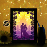 Wedding 3 - Paper Cutting Light Box - LightBoxGoodman - LightboxGoodman