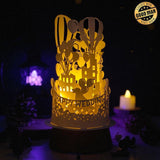 Wedding - 3D Dome Lantern File - Cricut File - LightBoxGoodMan - LightboxGoodman