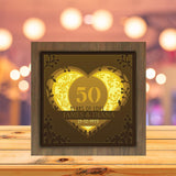 Wedding Anniversary - Personalized Paper Cutting Light Box - LightBoxGoodman - LightboxGoodman