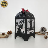 Wednesday - Paper Cut Lantern File - Cricut File - 10,5x20,6cm - LightBoxGoodMan - LightboxGoodman