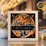 Welcome Halloween 3 - Paper Cut Light Box File - Cricut File - 20x20cm - LightBoxGoodMan - LightboxGoodman