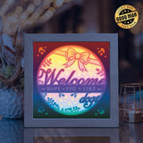 Welcome – Paper Cut Light Box File - Cricut File - 20x20cm - LightBoxGoodMan - LightboxGoodman