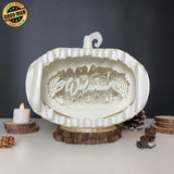 Welcome Skeletons - 3D Pop-up Light Box Pumpkin File - Cricut File - LightBoxGoodMan - LightboxGoodman