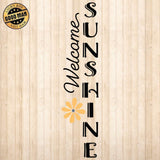 Welcome Sunshine Vertical - Cricut File - Svg, Png, Dxf, Eps - LightBoxGoodMan - LightboxGoodman