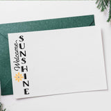 Welcome Sunshine Vertical - Cricut File - Svg, Png, Dxf, Eps - LightBoxGoodMan - LightboxGoodman