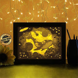 Whale 3 - Paper Cutting Light Box - LightBoxGoodman - LightboxGoodman