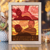 Will Smith Slaps Chris Rock – Paper Cut Light Box File - Cricut File - 20x26cm - LightBoxGoodMan