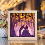 Wisteria – Paper Cut Light Box File - Cricut File - 8x8 Inches - LightBoxGoodMan