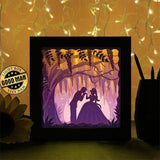 Wisteria - Paper Cutting Light Box - LightBoxGoodman - LightboxGoodman