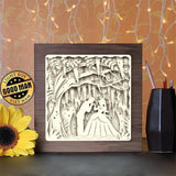 Wisteria - Paper Cutting Light Box - LightBoxGoodman - LightboxGoodman