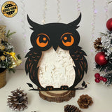 Witch 2 - Paper Cut Owl Light Box File - Cricut File - 25x20 cm - LightBoxGoodMan - LightboxGoodman