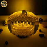 Witch - 3D Pop-up Light Box Pumpkin File - Cricut File - LightBoxGoodMan - LightboxGoodman