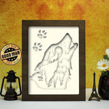 Wolf 1 – Paper Cut Light Box File - Cricut File - 8x10 inches - LightBoxGoodMan - LightboxGoodman