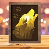 Wolf 1 - Paper Cutting Light Box - LightBoxGoodman