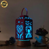 Women's Day - Paper Cut Lantern File - Cricut File - 10x16cm - LightBoxGoodMan - LightboxGoodman