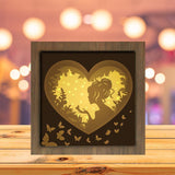 Women's Heart - Paper Cutting Light Box - LightBoxGoodman - LightboxGoodman