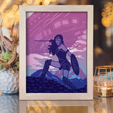 Wonder Woman 1 – Paper Cut Light Box File - Cricut File - 20x26cm - LightBoxGoodMan