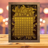 Word Search - Paper Cutting Light Box - LightBoxGoodman - LightboxGoodman