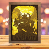 World Of Warcraft 1 - Paper Cutting Light Box - LightBoxGoodman