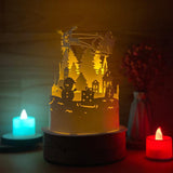 Xmas 1 - 3D Dome Lantern File - Cricut File - LightBoxGoodMan