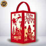 Xmas 1 - Paper Cut Lantern File - Cricut File - 10x16cm - LightBoxGoodMan - LightboxGoodman