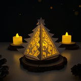 Xmas 1 - Pine Lantern File - Cricut File - LightBoxGoodMan - LightboxGoodman