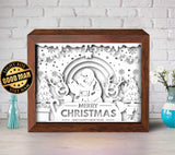 Xmas 10 – Paper Cut Light Box File - Cricut File - 20x26cm - LightBoxGoodMan - LightboxGoodman