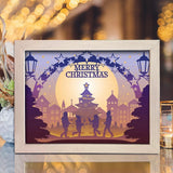 Xmas 11 – Paper Cut Light Box File - Cricut File - 20x26cm - LightBoxGoodMan