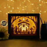 Xmas 14 - Paper Cutting Light Box - LightBoxGoodman - LightboxGoodman