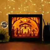 Xmas 14 - Paper Cutting Light Box - LightBoxGoodman - LightboxGoodman