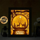 Xmas 15 – Paper Cut Light Box File - Cricut File - 20x26cm - LightBoxGoodMan - LightboxGoodman