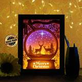 Xmas 15 - Paper Cutting Light Box - LightBoxGoodman - LightboxGoodman