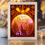 Xmas 17 – Paper Cut Light Box File - Cricut File - 20x26cm - LightBoxGoodMan