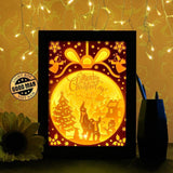 Xmas 17 - Paper Cutting Light Box - LightBoxGoodman - LightboxGoodman