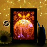 Xmas 17 - Paper Cutting Light Box - LightBoxGoodman - LightboxGoodman