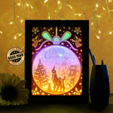 Xmas 17 - Paper Cutting Light Box - LightBoxGoodman - LightboxGoodman