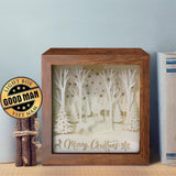 Xmas 18 – Paper Cut Light Box File - Cricut File - 20x20cm - LightBoxGoodMan - LightboxGoodman