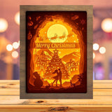 Xmas 2 - Paper Cutting Light Box - LightBoxGoodman - LightboxGoodman