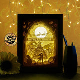 Xmas 2 - Paper Cutting Light Box - LightBoxGoodman - LightboxGoodman