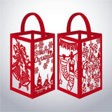 Xmas 3 - Paper Cut Lantern File - Cricut File - 10x16cm - LightBoxGoodMan - LightboxGoodman