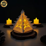 Xmas 3 - Pine Lantern File - Cricut File - LightBoxGoodMan - LightboxGoodman